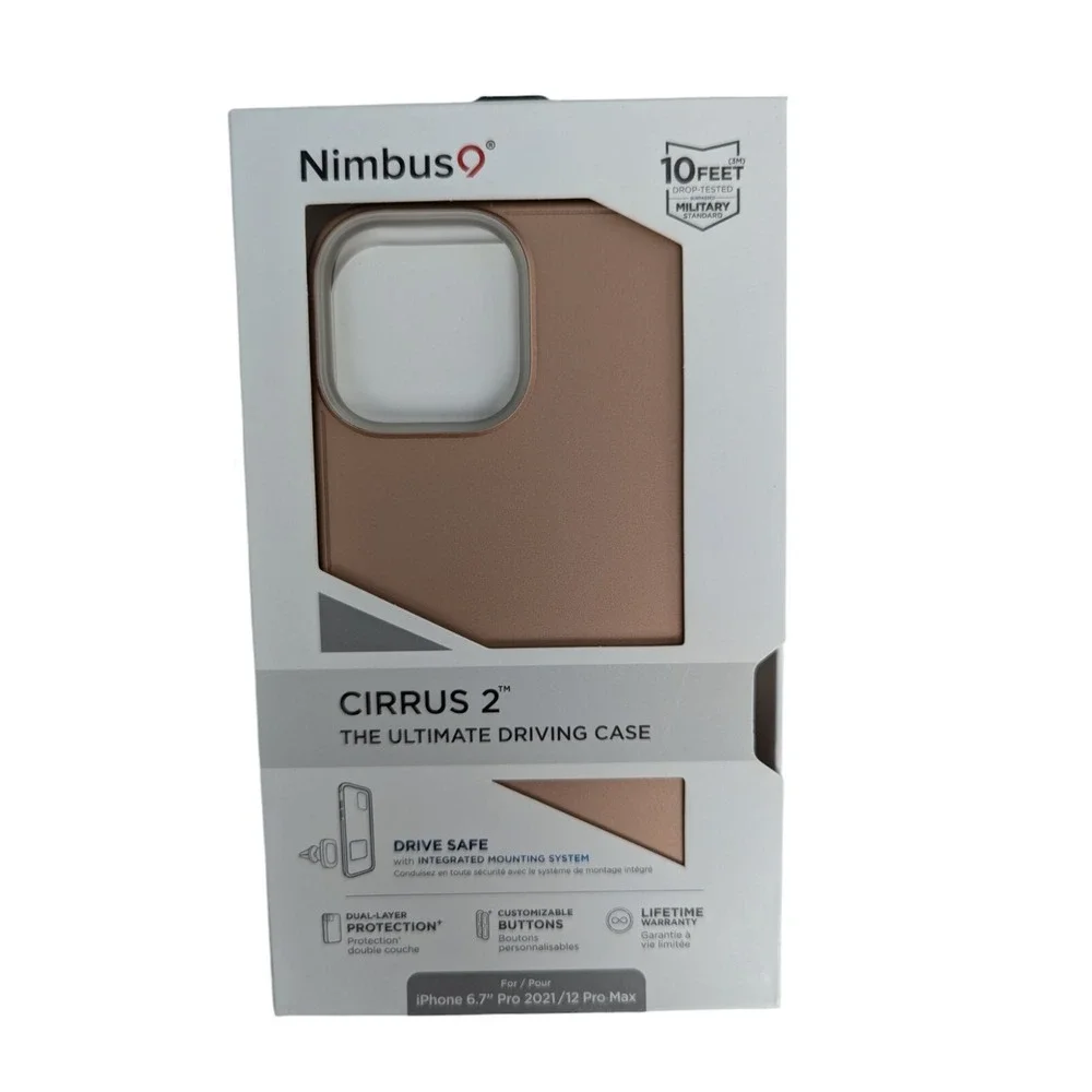 Nimbus9 Cirrus 2 Series Case for iPhone 13 Pro Max / 12 Pro Max - Rose Gold T8